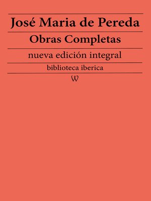 cover image of José Maria de Pereda Obras completas